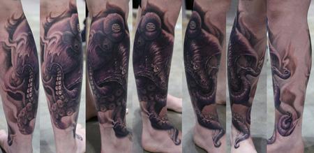 Tattoos - Octopus Leg piece - 77228